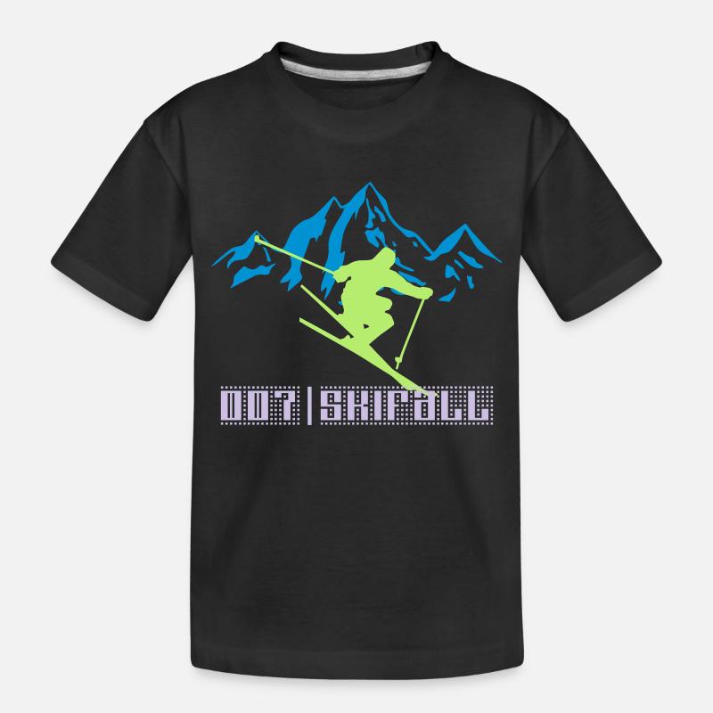 Ski 007 - T-shirt bio Premium Enfant - noir