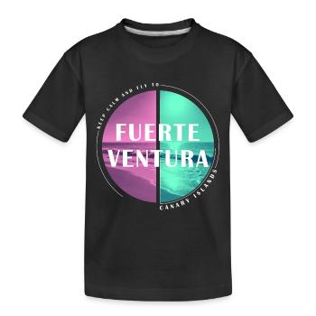 Fuerteventura Îles Canaries Îles Canaries Été - T-shirt bio Premium Enfant - noir - Devant
