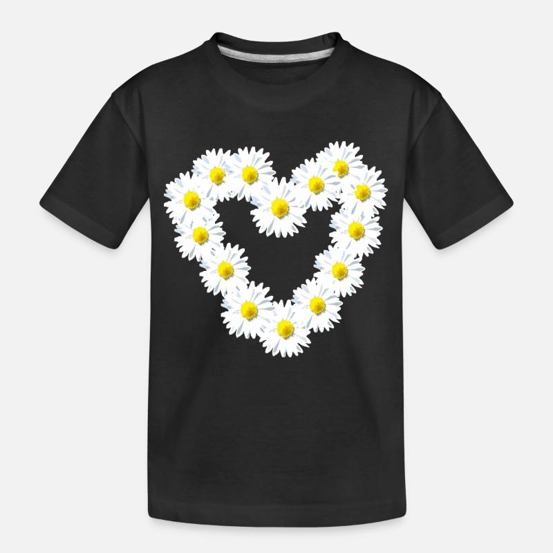 Cœur Daisy Daisy Chaud - T-shirt bio Premium Enfant - noir