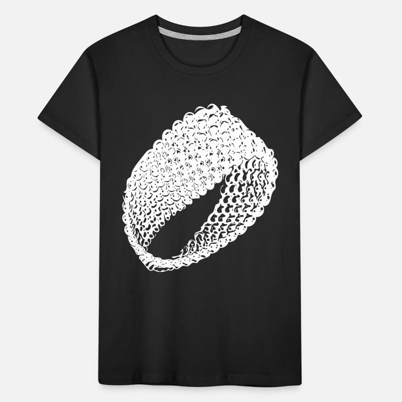 Surface plane géométrique vintage Möbius loop T-shirt bio Premium Enfant
