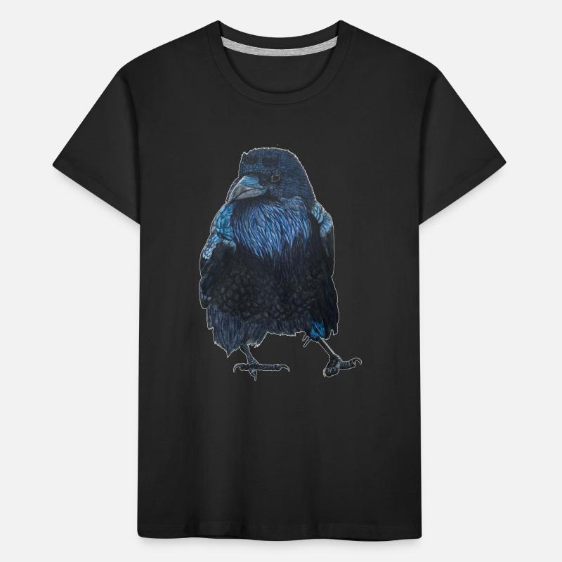 Raven Crow Walking Kids' Premium Organic T-Shirt