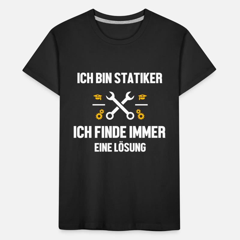 Statiker lustiger Spruch Kinder Premium Bio T-Shirt