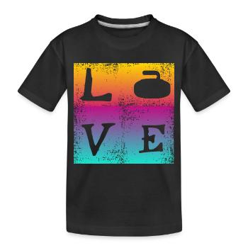 Cher curling - T-shirt bio Premium Enfant - noir - Devant