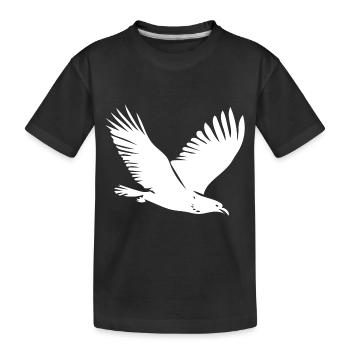 Oiseau en vol - T-shirt bio Premium Enfant - noir - Devant