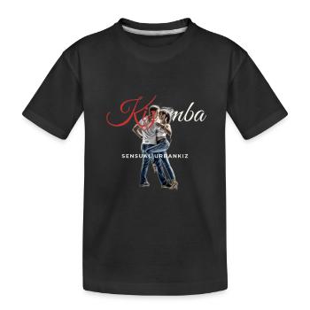 Kizomba Sinnliche Urbankiz (2/2) - Kinder Premium Bio T-Shirt - Schwarz - Vorne