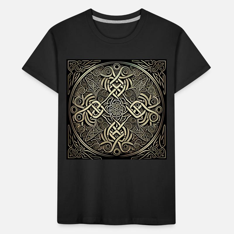 Celtic Pattern Kids' Premium Organic T-Shirt