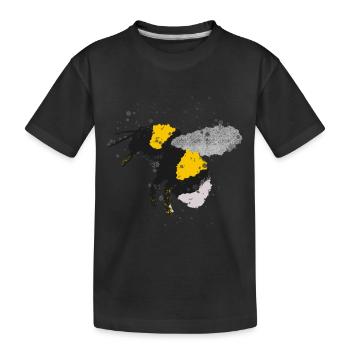 Bourdon dans la nature - T-shirt bio Premium Enfant - noir - Devant