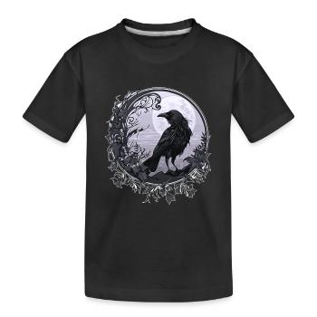 Raven Crow - Kids' Premium Organic T-Shirt - black - Front