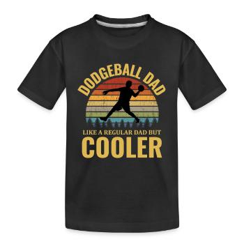 Papa ballon chasseur - T-shirt bio Premium Enfant - noir - Devant