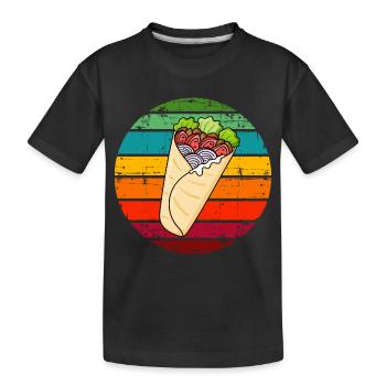 Kebab Shawarma Kebab Grill - T-shirt bio Premium Enfant - noir - Devant