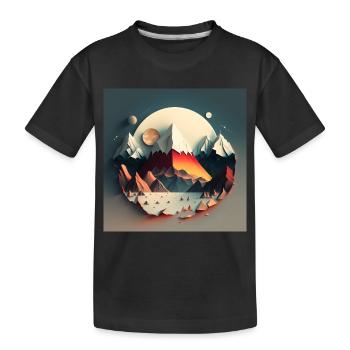 SURREAL - Kinder Premium Bio T-Shirt - Schwarz - Vorne