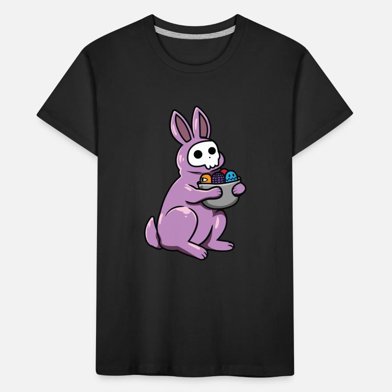 Gothic Rabbit Gothic Rabbit Gothic Easter Emo Goth Kids' Premium Organic T-Shirt