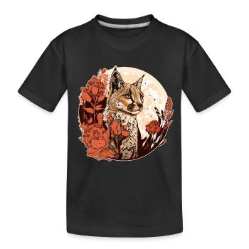 Lynx - T-shirt bio Premium Enfant - noir - Devant