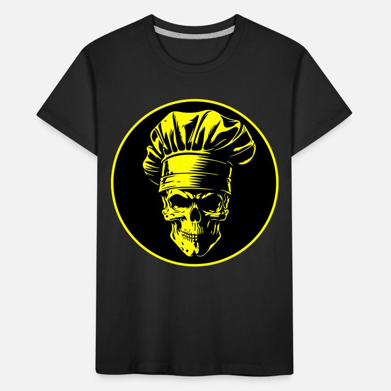 Chef Skull Chef Kids' Premium Organic T-Shirt
