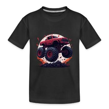Monster truck - T-shirt bio Premium Enfant - noir - Devant