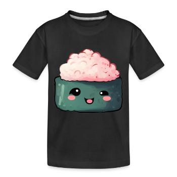 Sushi - Kinder Premium Bio T-Shirt - Schwarz - Vorne