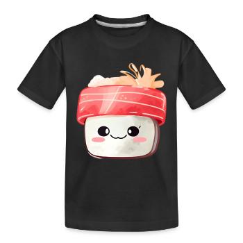 Sushi - Kinder Premium Bio T-Shirt - Schwarz - Vorne