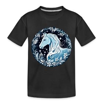 Cheval - T-shirt bio Premium Enfant - noir - Devant