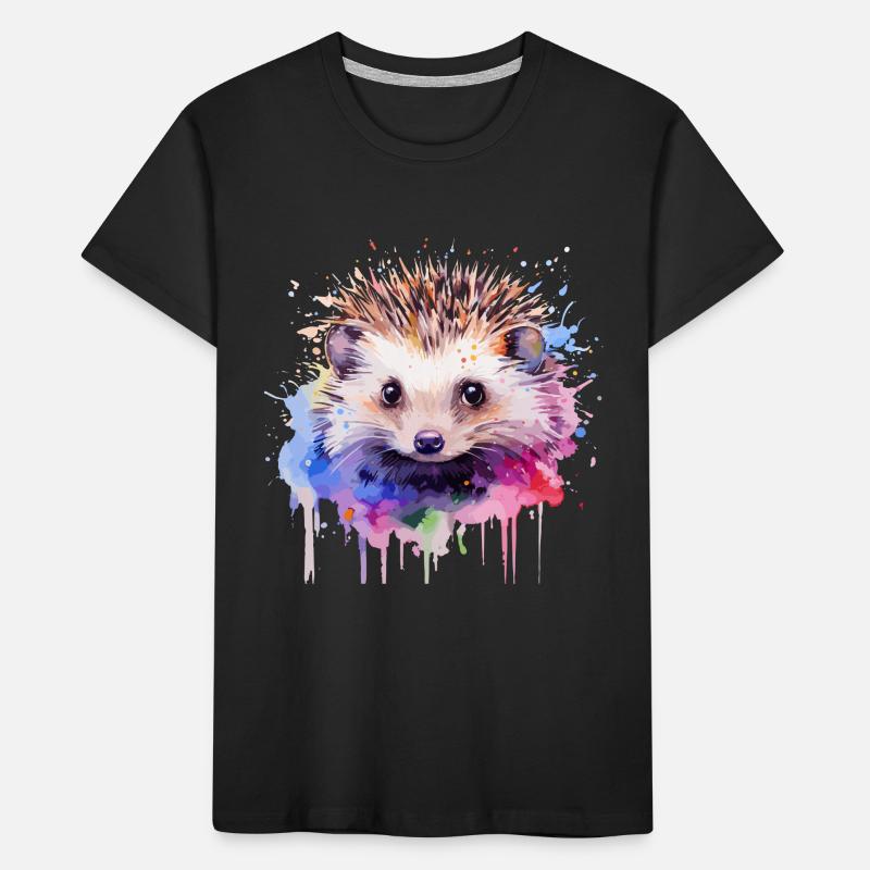 Hérisson, hedgehodge mignon T-shirt bio Premium Enfant