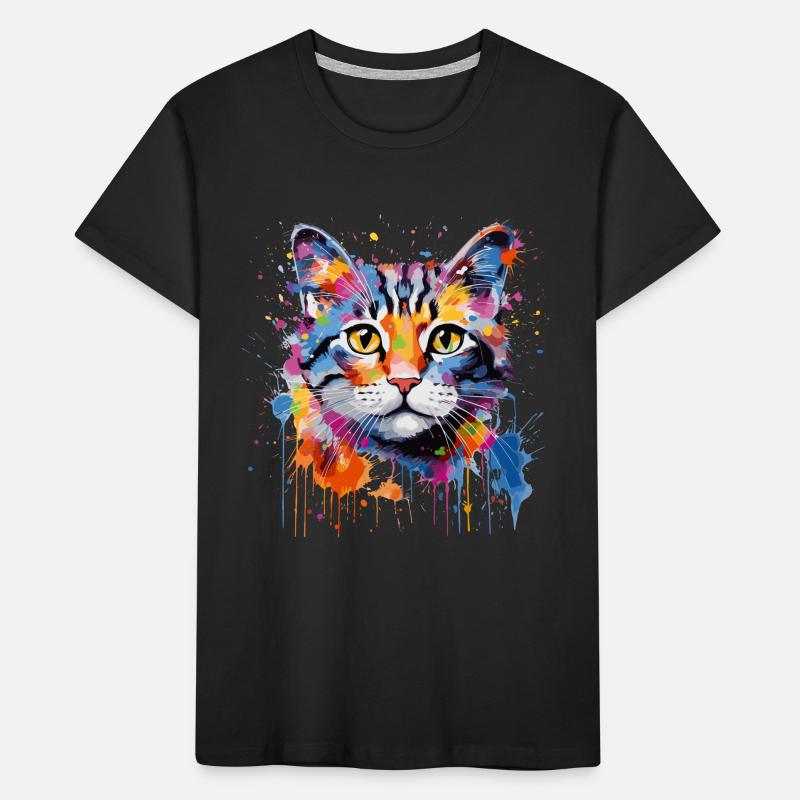Chat mignon T-shirt bio Premium Enfant