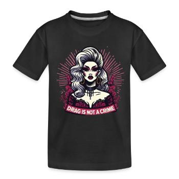 Culture drag exclusive et inspiration drag queen - T-shirt bio Premium Enfant - noir - Devant
