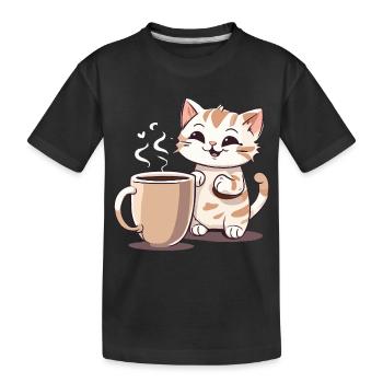 Chatcolate #2 - Kinder Premium Bio T-Shirt - Schwarz - Vorne