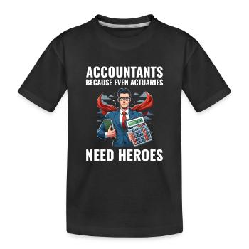 Buchhalter Buchhaltung Buchhaltung Finanzen Lustig - Kinder Premium Bio T-Shirt - Schwarz - Vorne