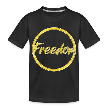 Liberté - T-shirt bio Premium Enfant - noir - Devant