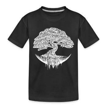 Bonsaï élégant - T-shirt bio Premium Enfant - noir - Devant