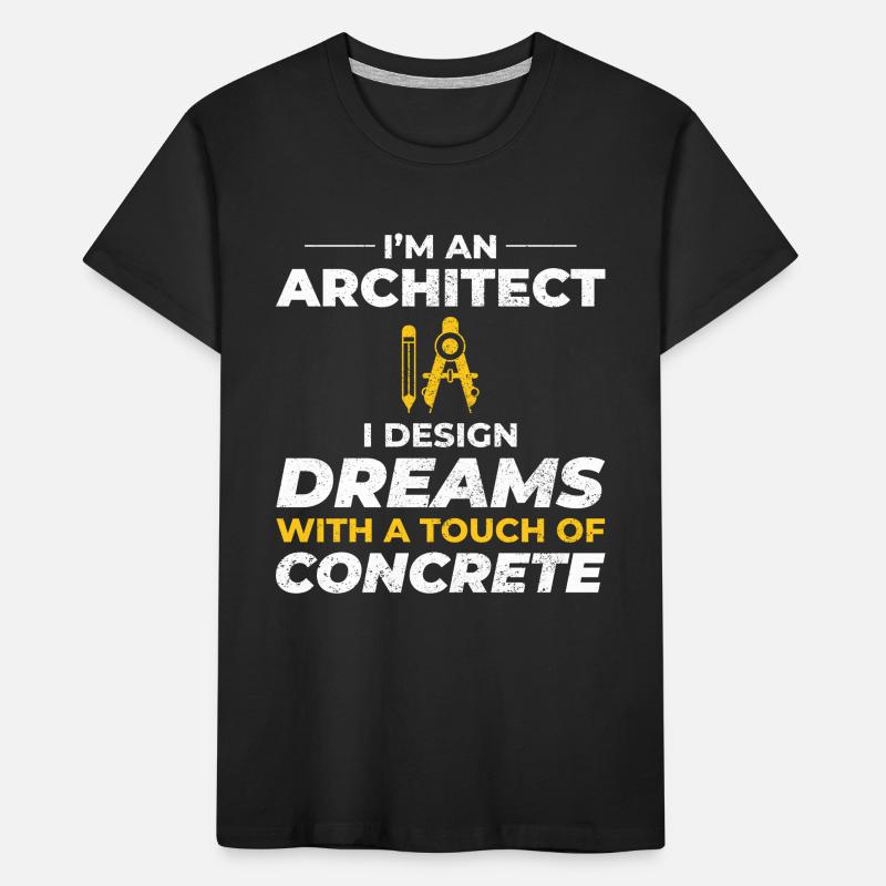 Rêve d’architecte Conception en béton Construction T-shirt bio Premium Enfant