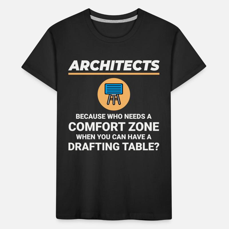 Table à dessin d’architecte Construction Architecture T-shirt bio Premium Enfant