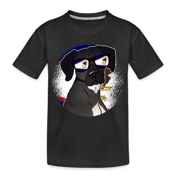 Amerikanisch-Samoa - Kinder Premium Bio T-Shirt - Schwarz - Vorne