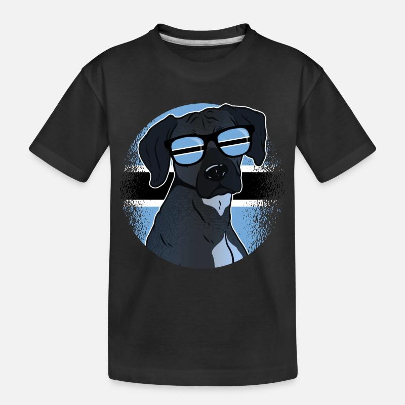 Botswana - Kinder Premium Bio T-Shirt - Schwarz
