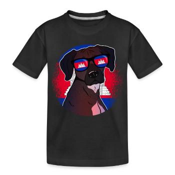 Cambodge - T-shirt bio Premium Enfant - noir - Devant