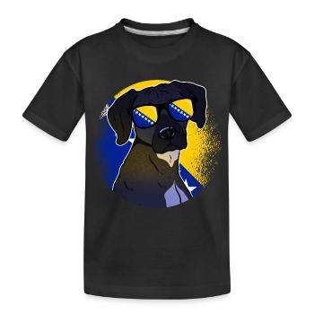 Bosnien und Herzegowina - Kinder Premium Bio T-Shirt - Schwarz - Vorne