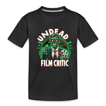Horrorfilm-fan Zombie-horror Klassischer - Kinder Premium Bio T-Shirt - Schwarz - Vorne