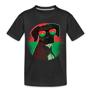 Burkina Faso - T-shirt bio Premium Enfant - noir - Devant