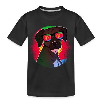 Eritrea - Kinder Premium Bio T-Shirt - Schwarz - Vorne