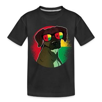 Guinea Bissau - Kids' Premium Organic T-Shirt - black - Front