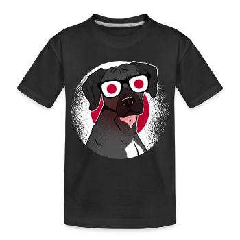 Japan - Kinder Premium Bio T-Shirt - Schwarz - Vorne