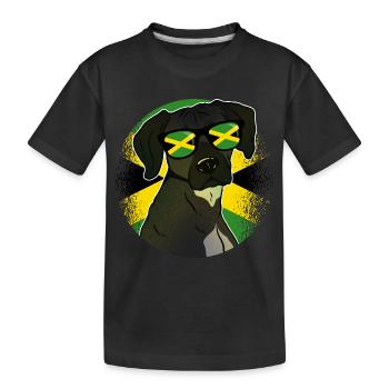 Jamaïque - T-shirt bio Premium Enfant - noir - Devant