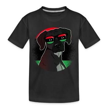 Libyen - Kinder Premium Bio T-Shirt - Schwarz - Vorne
