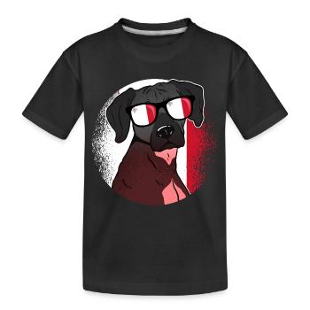 Malta - Kinder Premium Bio T-Shirt - Schwarz - Vorne