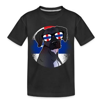 Antilles néerlandaises - T-shirt bio Premium Enfant - noir - Devant