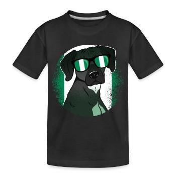 Nigéria - T-shirt bio Premium Enfant - noir - Devant