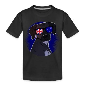 Nouvelle Zélande - T-shirt bio Premium Enfant - noir - Devant