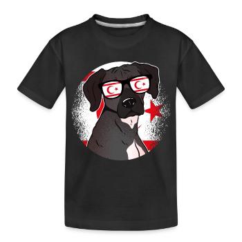 Chypre du Nord - T-shirt bio Premium Enfant - noir - Devant
