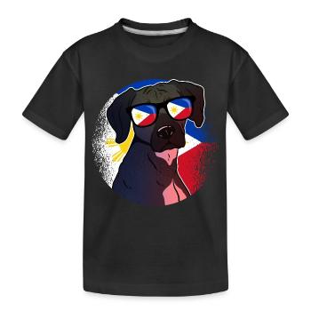 Philippines - T-shirt bio Premium Enfant - noir - Devant