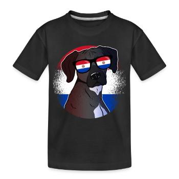 Paraguay - Kinder Premium Bio T-Shirt - Schwarz - Vorne