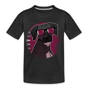 Qatar - Kids' Premium Organic T-Shirt - black - Front